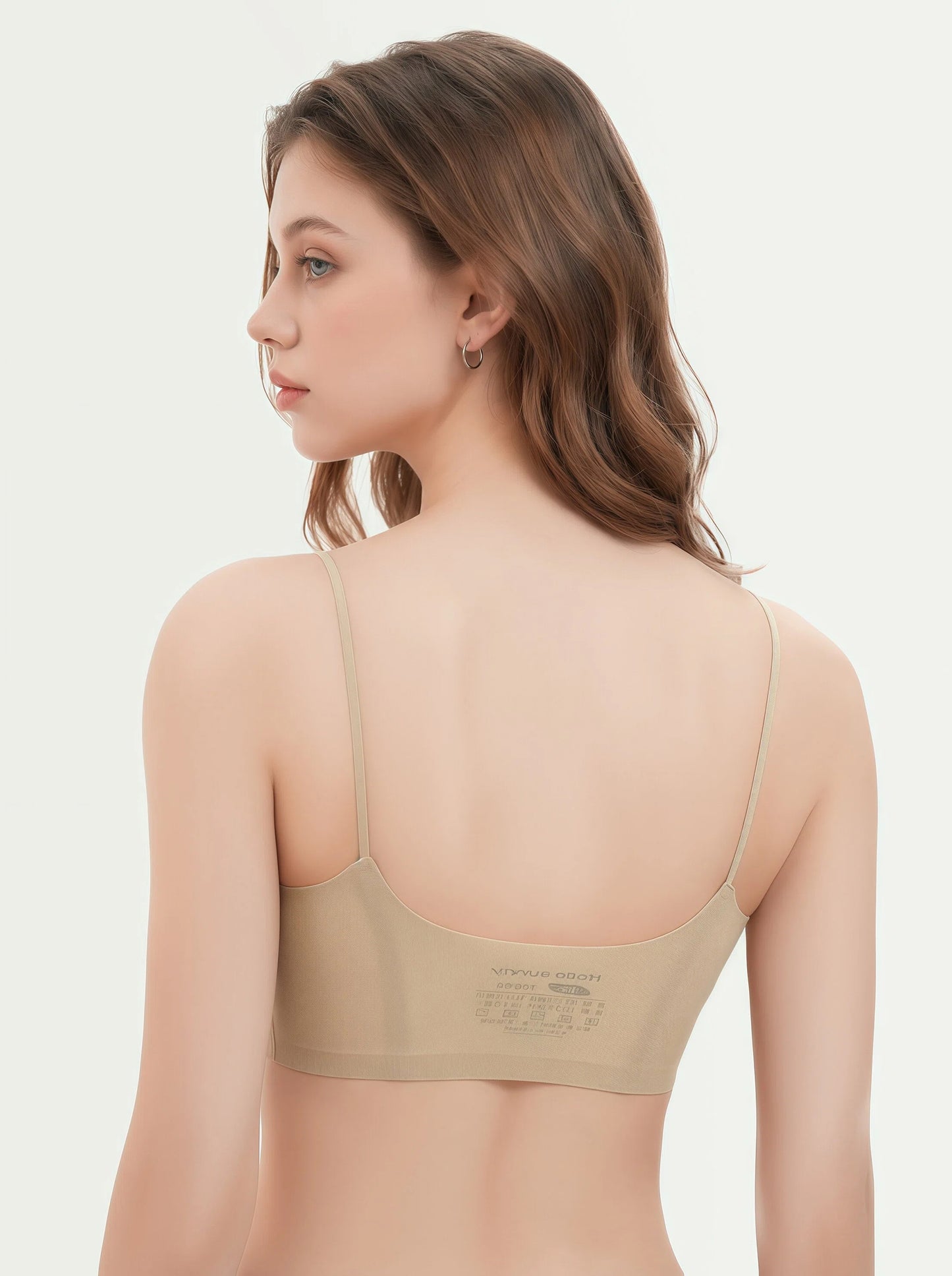 Invisible Low-Back Seamless Bra - Lightweight Support for All-Day Comfort
