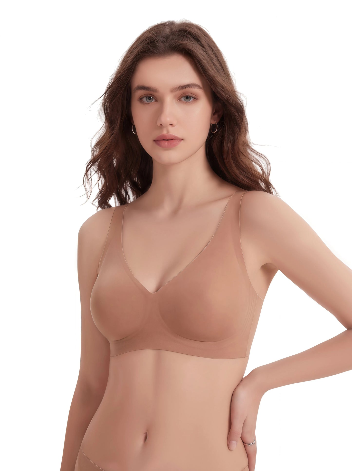 Invisible Smooth Wireless Bra - No-Show Comfort for All-Day Wear