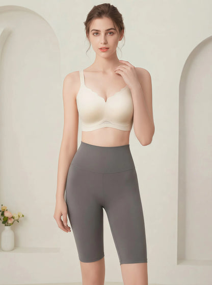 Breathable Comfort Bra with Adjustable Straps & Invisible Back Design